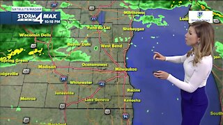 Showers continue Friday with highs in the 50s