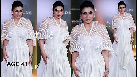 Raveena Tandon Looks Gorgeous At The Age Of 48 Arrive At The Elle Sustainability Awards 2023