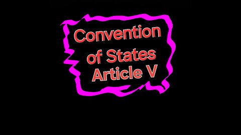 Article V - Convention of States