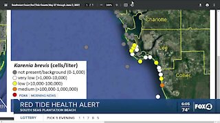 Red tide health alert