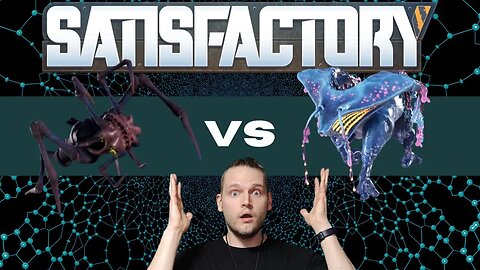 Do creatures fight each other in Satisfactory? Stinger VS Spitter!