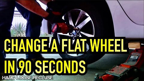 Flat Tyre (Tire) - Change a Wheel in 90 Seconds