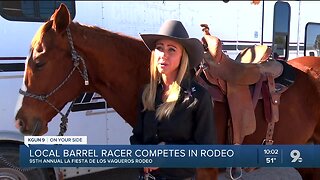 Local barrel racer competes in Tucson Rodeo