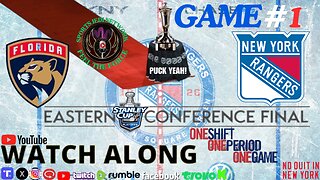 Rangers vs. Panthers Stanley Cup Eastern Conference Final Showdown Game#1 |WATCH ALONG |NO QUIT NY