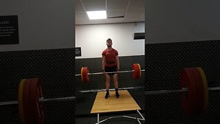Deadlifts 155kg for 8 reps