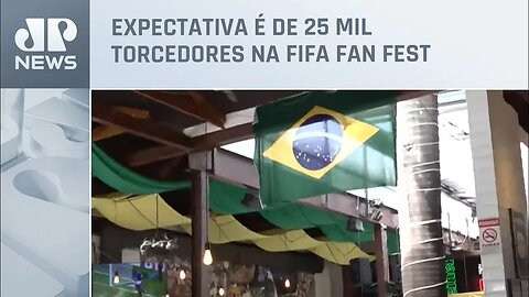 Torcida brasileira promete lotar Vila Madalena e Vale do Anhangabaú em SP