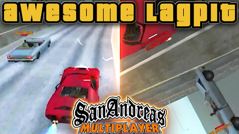 Awesome Lag PIT at Mulholland Intersection - San Andreas Multiplayer