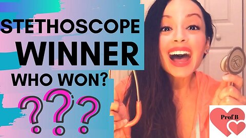 Stethoscope Giveaway: Winner Announced!! 🥳🥳🥳