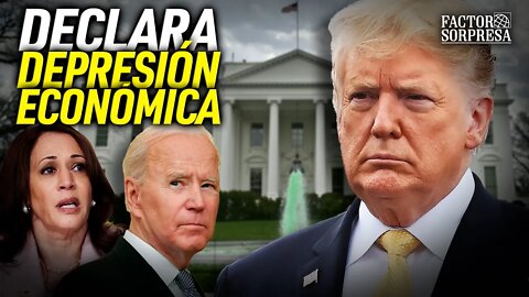 Trump habla de seriedad de crisis económica, mientras la casa blanca cambia la definición “recesión”