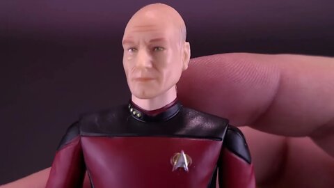 Playmates Toys Star Trek Classic Star Trek TNG Captain Picard Figure @The Review Spot