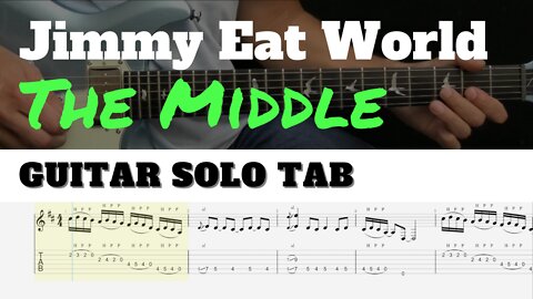 The Middle Guitar Solo TAB