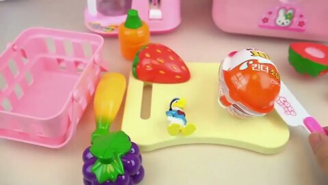 Fruit juice making and baby doll kitchen play house