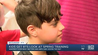 Kids get behind-the-scenes look at spring training