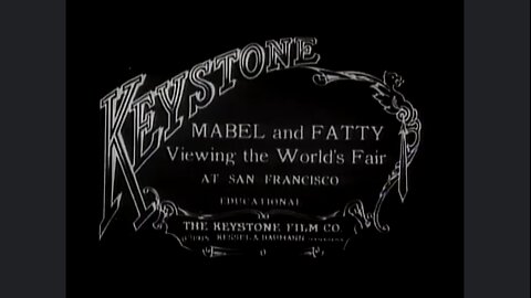 1915 San Francisco Worlds Fair, Panama-Pacific Exposition (Original Black & White Film)