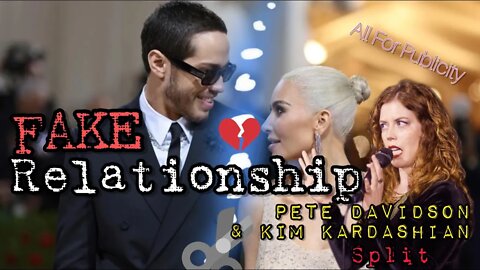 Kim Kardashian & Pete Davidson's FAKE Relationships is OVER! Chrissie Mayr Explains the PUBLICITY!