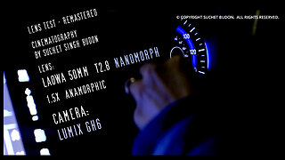 Laowa Nanomorph Anamorphic 50mm lens test with GH6 Camera | Filmed by Suchet Budon #Anamorphic #Cinematic