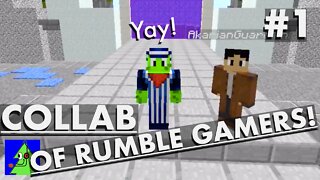 A Collab of Rumble Gamers! - with The Akarian - Minecraft Hypixel Minigames on (Rumble Exclusive)