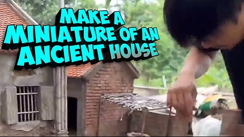 make a miniature ancient house