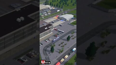 Cities: Skylines - Ônibus #shorts