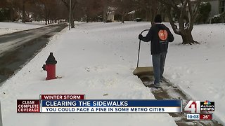 City: shoveling sidewalks is 'neighborly'