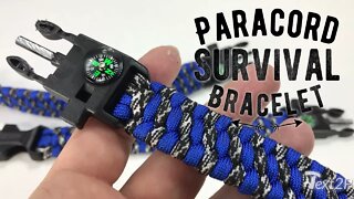 3Bears Outdoor Survival Paracord Bracelet with Whistle, Compass, and Fire Starter Review