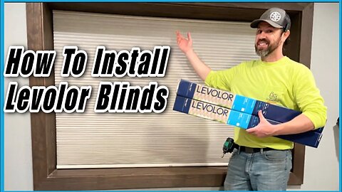 How To Install Levolor Blinds - Under 10mins