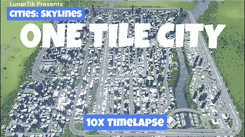 Cities Skylines | Ep.1 | One Tile Mega City