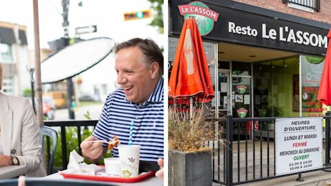 Le resto où François Legault est allé manger «la meilleure poutine» est durement critiqué