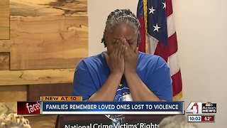 'There's a bond': Parents of homicide victims remember children at annual KCPD vigil