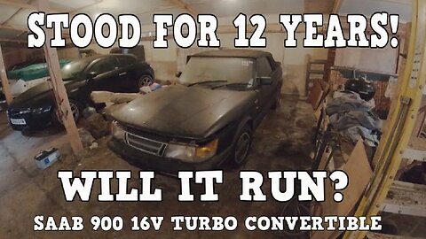 Barnfind Saab 900 16v Turbo - Stood for 12 Years! Will it run?