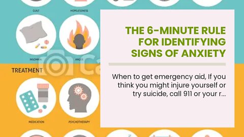 The 6-Minute Rule for Identifying signs of anxiety and depression