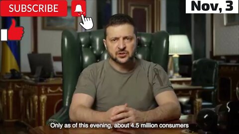 Vladimir Zelensky Explanations November 3, 2022 (Subtitle)