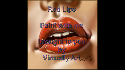 Red Lips brought to you by Virtually Art