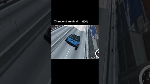 BeamNG DRIVE / crash survival test