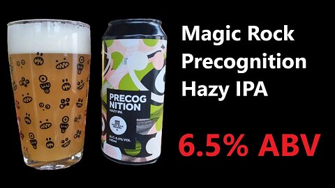 Magic Rock Precognition Hazy IPA 6.5% ABV Vegan Asda £3.00