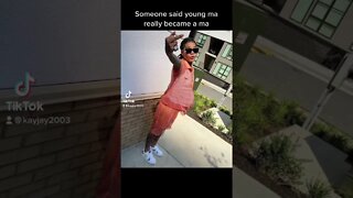 Young ma really be a “MA” now #youngma #young #baby #birth #pregnancy #tiktok #viral #explore