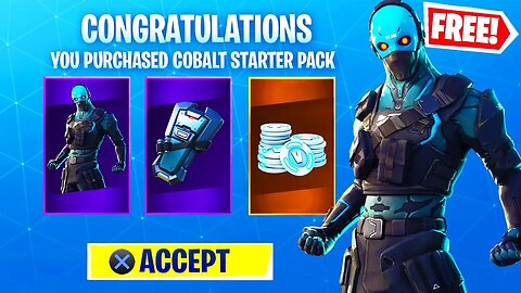 How To Get NEW Starter Pack "COBALT" For Free in Fortnite!!