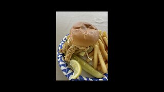 Soft Shell Crab Sandwich at Paradise Grill 4K