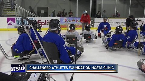 Challenged Athletes Foundation hosts sports camp on the ice in Hailey