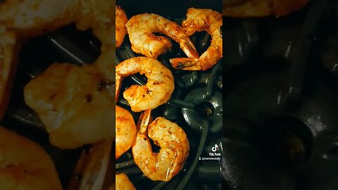 Ninja does it again working its magic. spicy Island jerk shrimp. #ninja #food #short #shirtvideo