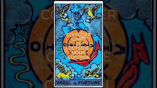 TAROT- Wheel of Fortune ~ What is in the cards? #shorts