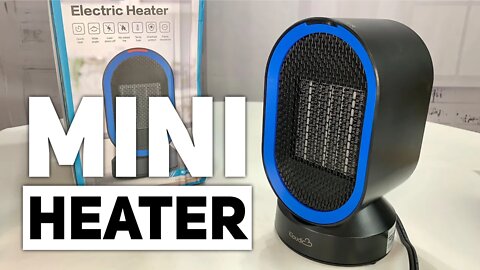 Stay Warm in your Cubicle with a Portable Desk Heater by KLOUDIC