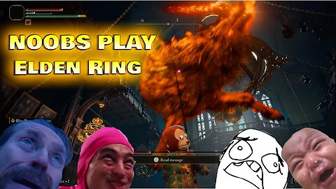 ELDEN RING but it's NOOBS Playing