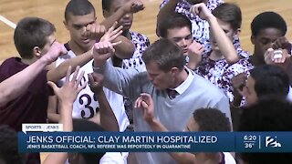 Jenks basketball coach Clay Martin hospitalized