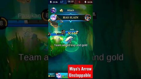 Miya's Arrow so Unstoppable #razimaruyama #mobilelegends #miya #arrow #speed #mlbb #memes