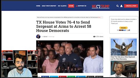 TX Dems Illegally FLEE Vote, TX House Votes 76-4 To Send For ARRESTS!