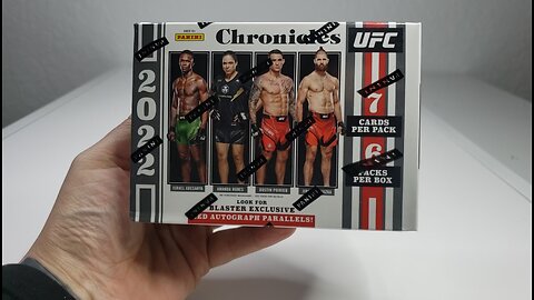 Opening a complete UFC 2022 Panini Chronicles Blaster Box!