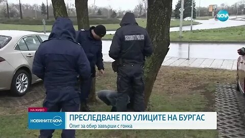 Опит за обир завърши с гонка и 4 ударени коли в Бургас