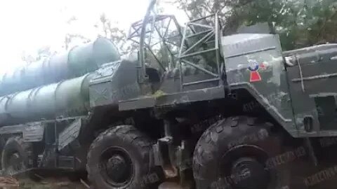 Destroyed Ukrainian S 300, possibly the one sent by Slovakia