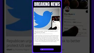 Latest News | The Republican Party Wants Twitter to do More to Protect User Data | #shorts #news